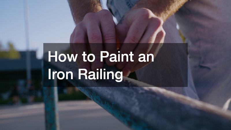 How to Paint an Iron Railing